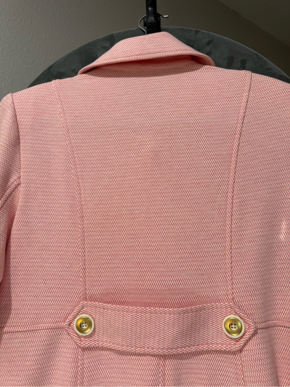 CAbi Peach-Pink Textured Collar Jacket - Picture 9 of 16